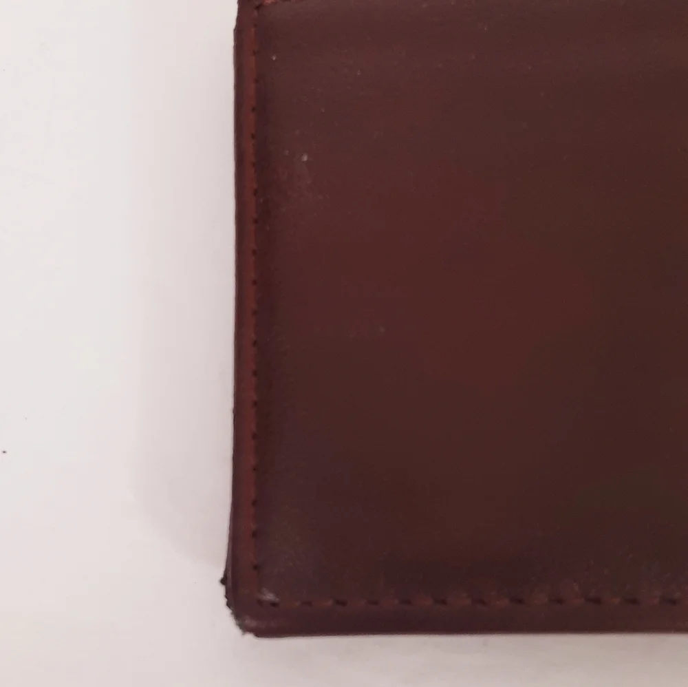 Levi's brown leather men's wallet